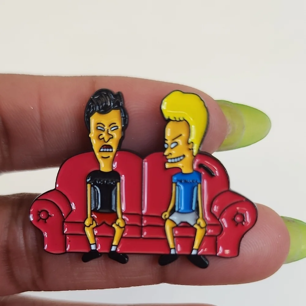90s CHILD cartoon enamel